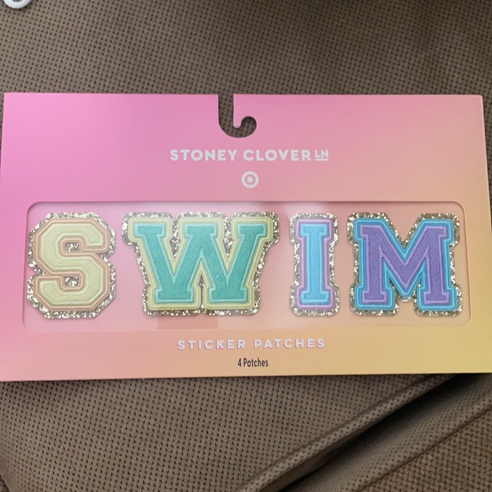 Stoney Clover Lane SWIM sticker patches